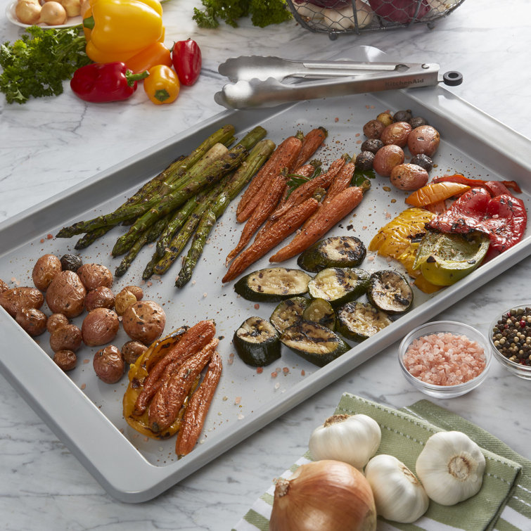 KitchenAid® Nonstick Aluminized Steel Baking Sheet, 13x18Inch, Silver